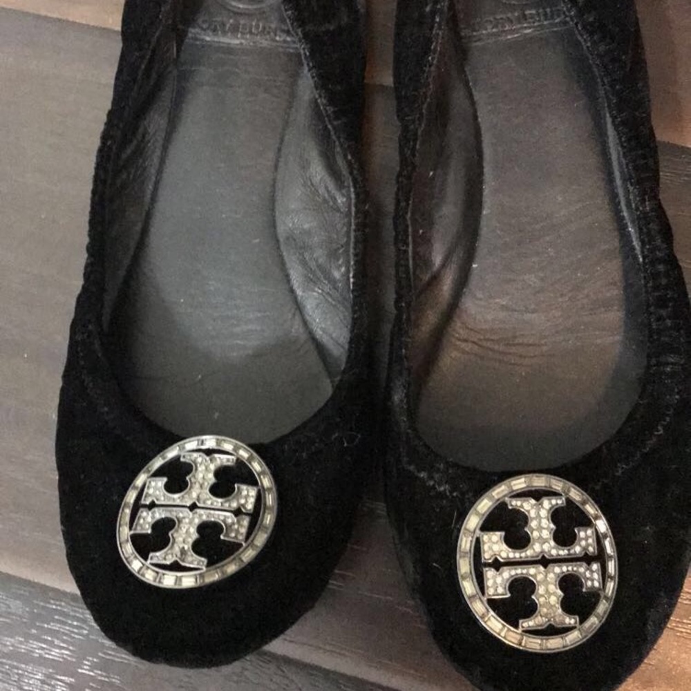 Tory Burch velvet ballet